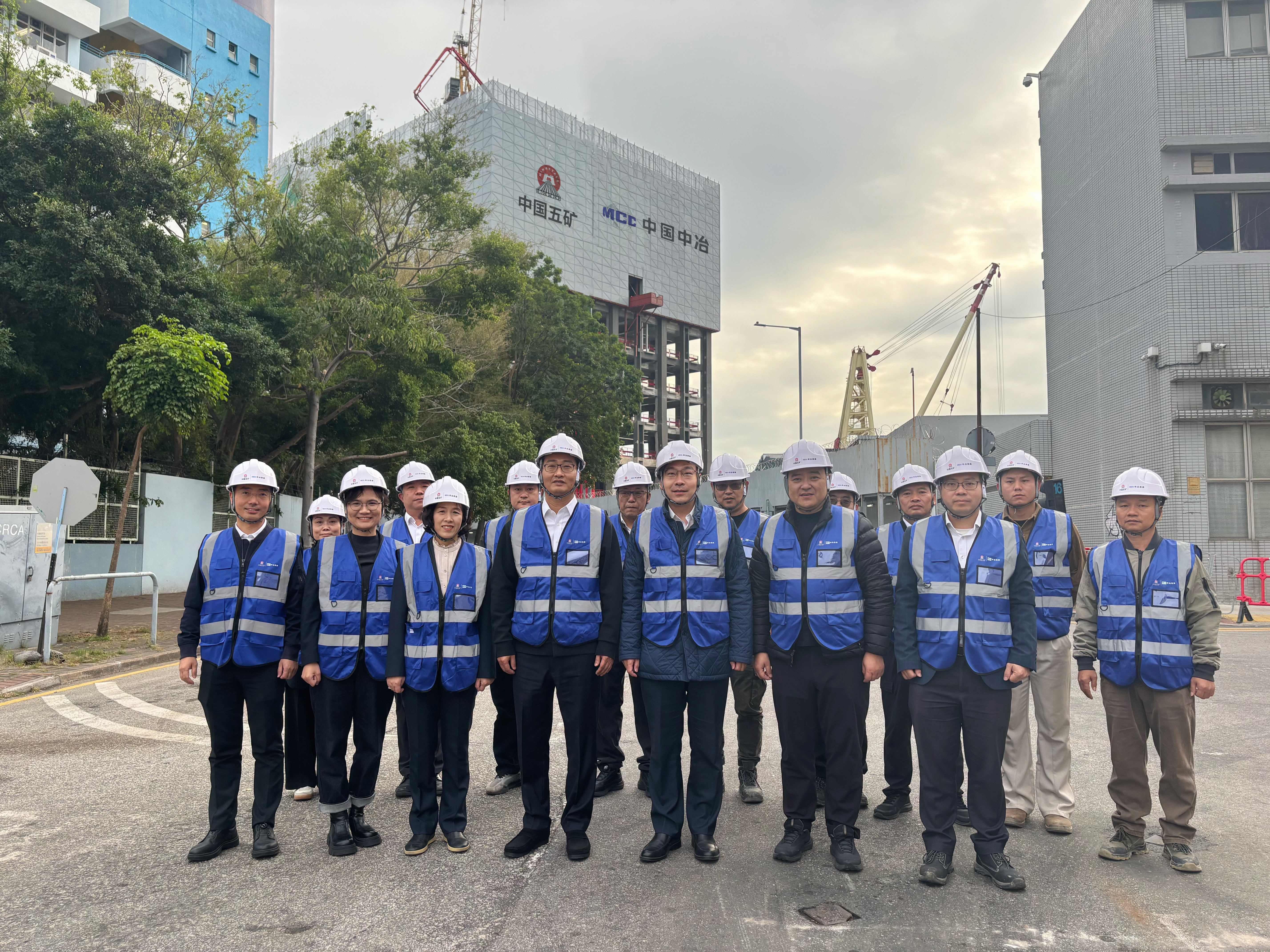 带班检查香港大楼项目